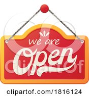 Poster, Art Print Of Open Sign Clipart