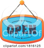 Poster, Art Print Of Open Sign Clipart