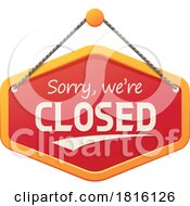 Sorry Were Closed Sign Clipart