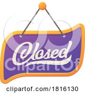 Poster, Art Print Of Closed Business Sign Clipart