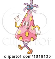 Poster, Art Print Of Party Hat Mascot Clipart