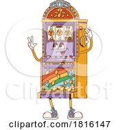 Slot Machine Mascot Clipart by Vector Tradition SM