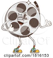 Film Reel Mascot Clipart