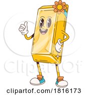 Gold Bar Mascot Clipart