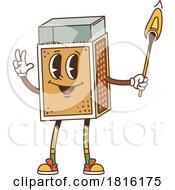 Match Box Mascot Clipart