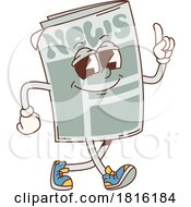 Newspaper Mascot Clipart