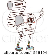 Receipt Mascot Clipart