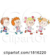 Poster, Art Print Of Children In Sports Uniforms Clipart