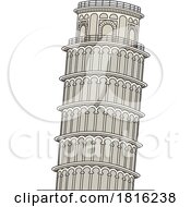 Leaning Tower Of Pisa Italian Landmark by Lal Perera