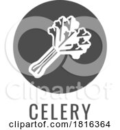 Celery Vegetable Food Allergen Icon Concept by AtStockIllustration