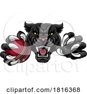 Black Panther Leopard Jaguar Cat Cricket Mascot