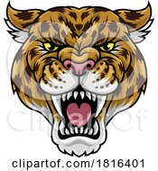 Jaguar Leopard Cheetah Panther Sports Team Mascot by AtStockIllustration