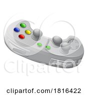 Video Gamer Cartoon Icon Game Gaming Controller