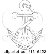 Ship Anchor Boat Rope Nautical Illustration