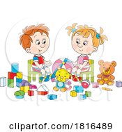 Children Playing With Toys