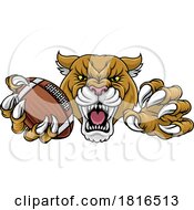 Cougar Panther Mountain Lion Puma Football Mascot