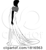 Bride Bridal Wedding Dress Silhouette Woman Design