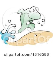 Cartoon Fish Out Of Water Licensed Clipart