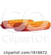 Poster, Art Print Of Chocolate Dipped Churros Clipart