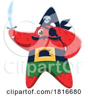 Pirate Starfish Clipart