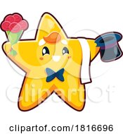 Romantic Star Mascot Clipart