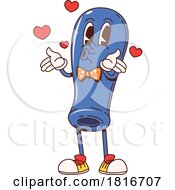 Honeysuckle Berry Mascot With Hearts Clipart