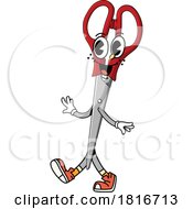 Scissors Mascot Clipart