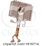 Frying Basket Mascot Clipart