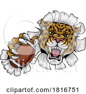 Jaguar Leopard Cheetah American Football Mascot