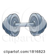 Poster, Art Print Of Dumb Bell Gym Weight Weightlifting Dumbbell Icon