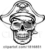 Pirate Hat Skull And Crossbones Cartoon