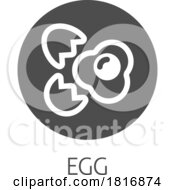 Poster, Art Print Of Egg Food Icon Concept