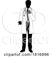 Doctor Man Medical Silhouette Healthcare Person