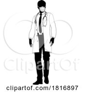 Doctor Man Medical Silhouette Healthcare Person