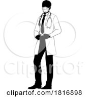 Doctor Man Medical Silhouette Healthcare Person