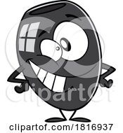 Cartoon Happy Olive Mascot Licensed Clipart