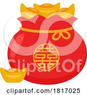 Cartoon Chinese New Year Dumplings Licensed Clipart