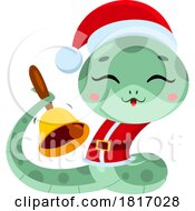 Cartoon Cute Chinese Snake Licensed Clipart