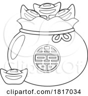 Cartoon Chinese New Year Dumplings Licensed Clipart