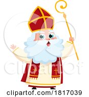 Poster, Art Print Of Cartoon Saint Nicholas Licensed Clipart