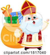 Poster, Art Print Of Cartoon Saint Nicholas Licensed Clipart