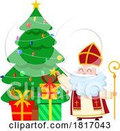 Poster, Art Print Of Cartoon Saint Nicholas Licensed Clipart