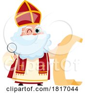 Poster, Art Print Of Cartoon Saint Nicholas Licensed Clipart