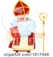 Poster, Art Print Of Cartoon Saint Nicholas Licensed Clipart