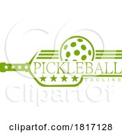 Cartoon Pickleball Design Licensed Clipart