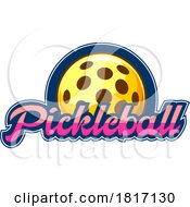 Cartoon Pickleball Design Licensed Clipart