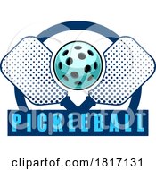 Cartoon Pickleball Design Licensed Clipart