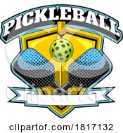 Cartoon Pickleball Design Licensed Clipart