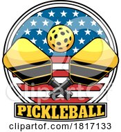 Cartoon Pickleball Design Licensed Clipart