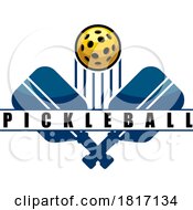 Cartoon Pickleball Design Licensed Clipart